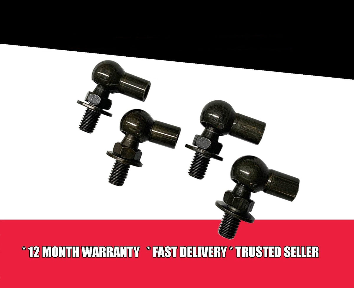 GAS STRUT Lift Support SPRING CONNECTORS fit 8mm THREAD 10mm BALL SOCKET ( x 4)