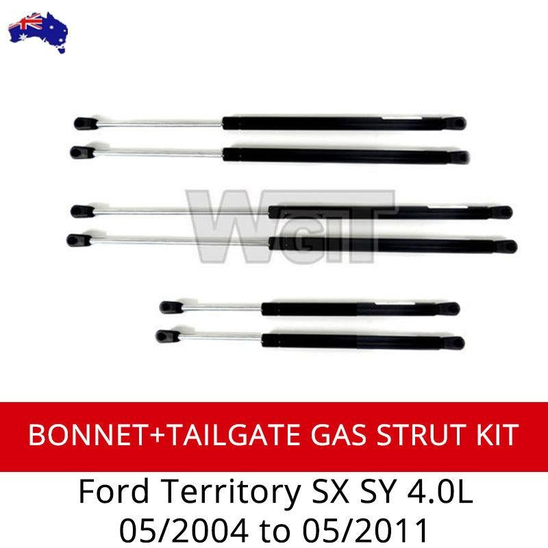 Bonnet Tailgate Window Glass Gas Struts For FORD Territory SX SY 05-04-05-11