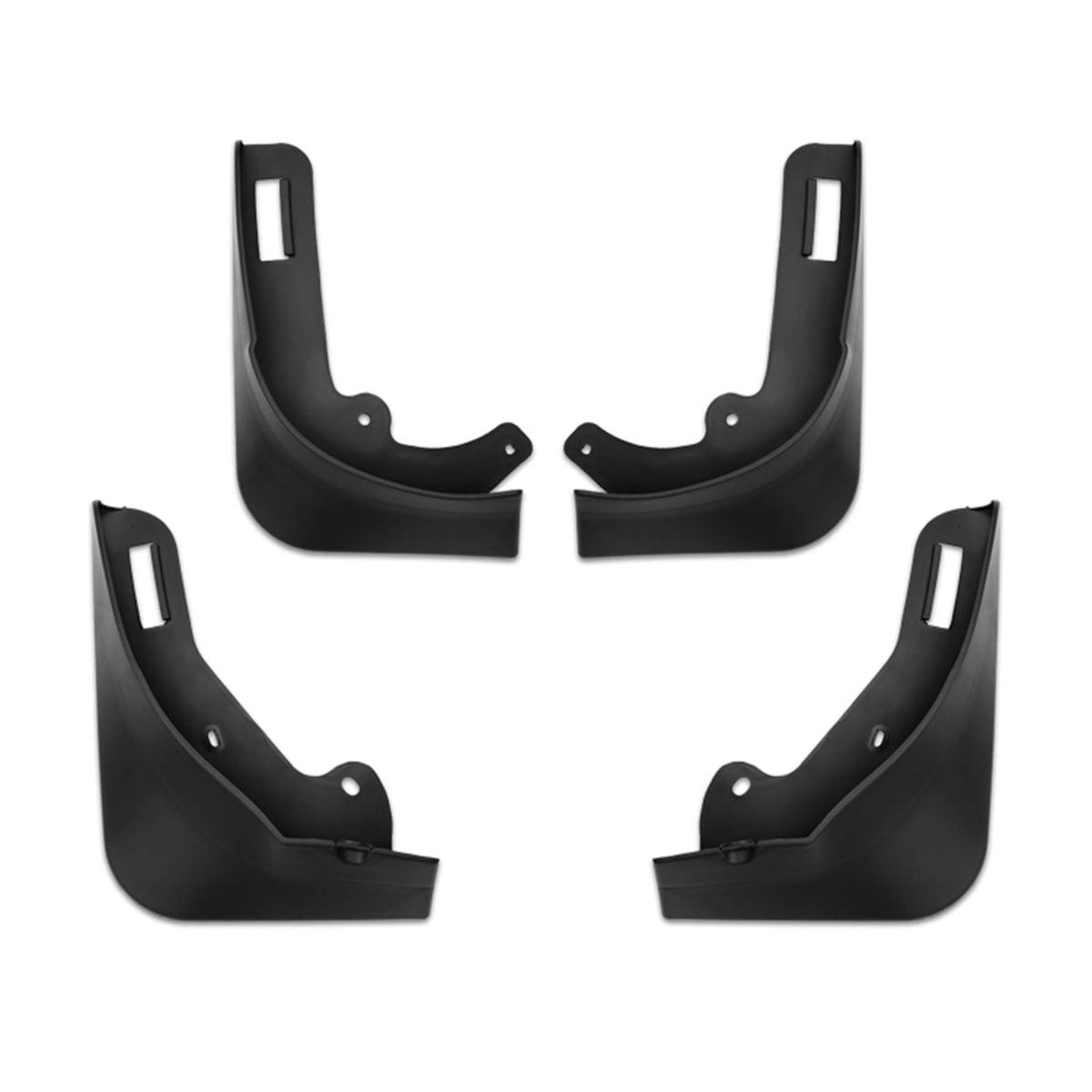 Tesla Model 3 Mud Flaps ABS 4pcs Front Rear BLACK COLOR 2017-2023