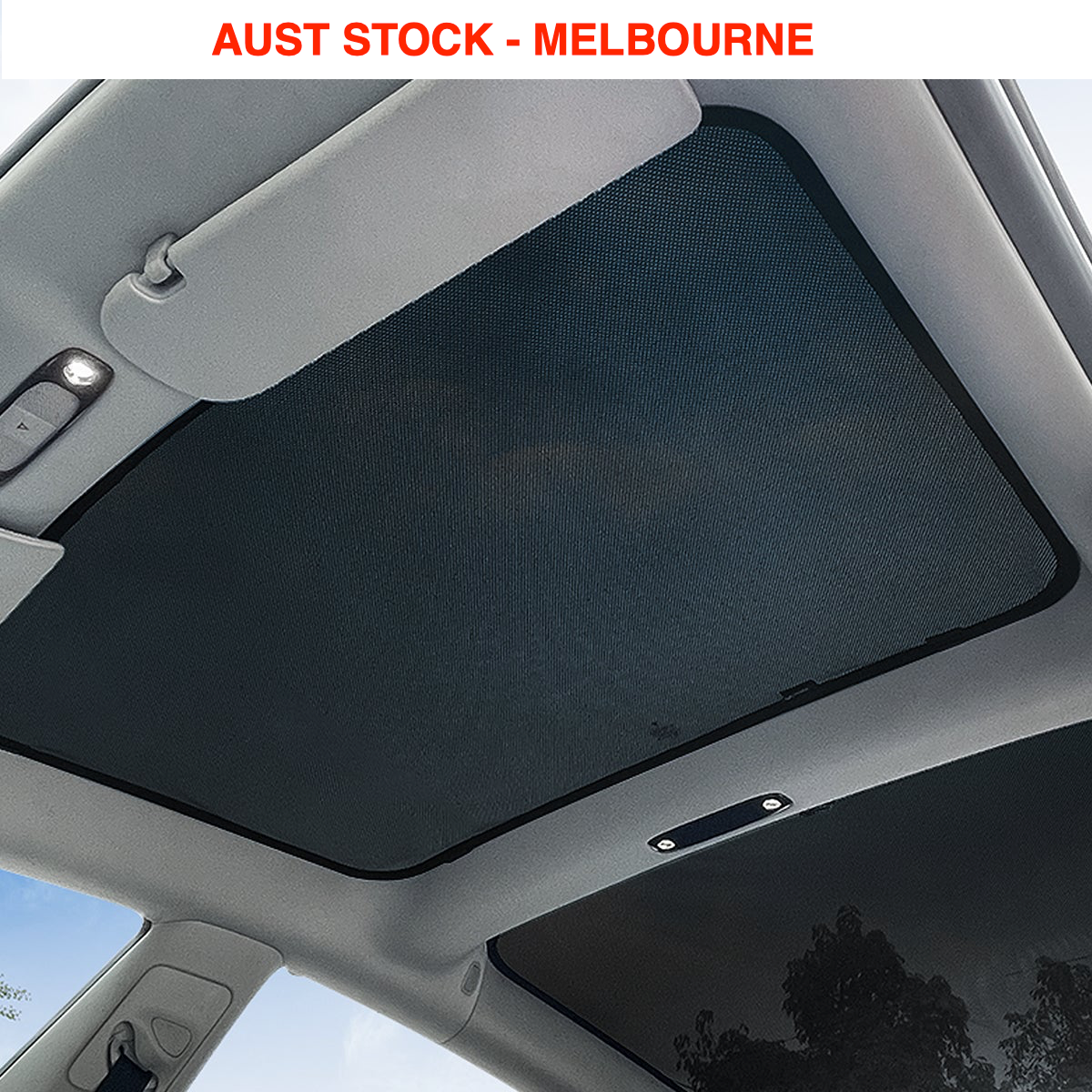 Tesla Model 3 Glass Roof Sunshade BLACK or WHITE Front Rear Sunroof Window UV Cover - 2017-2024