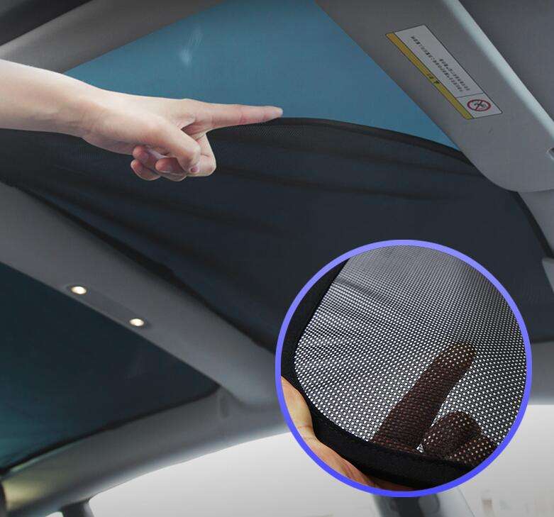 Tesla Model 3 Glass Roof Sunshade BLACK or WHITE Front Rear Sunroof Window UV Cover - 2017-2024