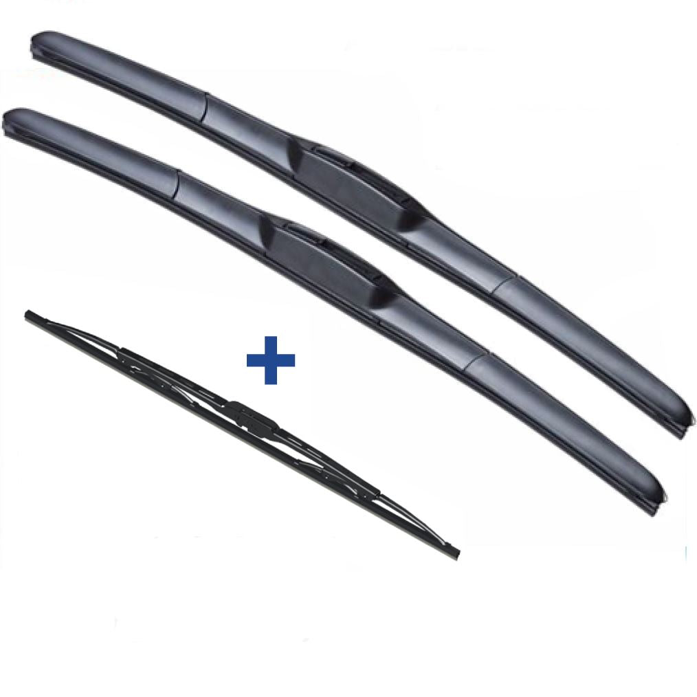 BMW 3 Series Wiper Blades Hybrid Aero For COMPACT 2001-2005 FRT PAIR & REAR 3xBL