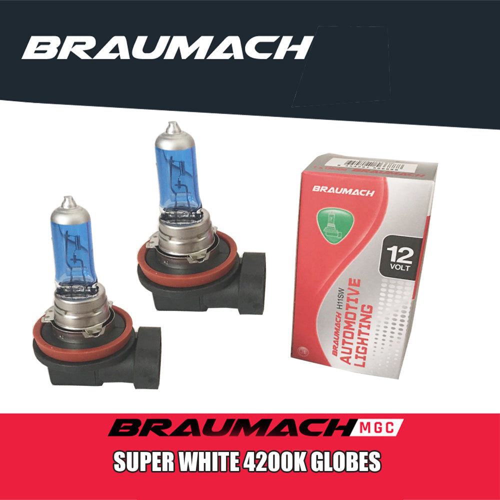 Headlight Bulbs Globes For Ford Fiesta WT Hatchback 1.6 i 2010-2012