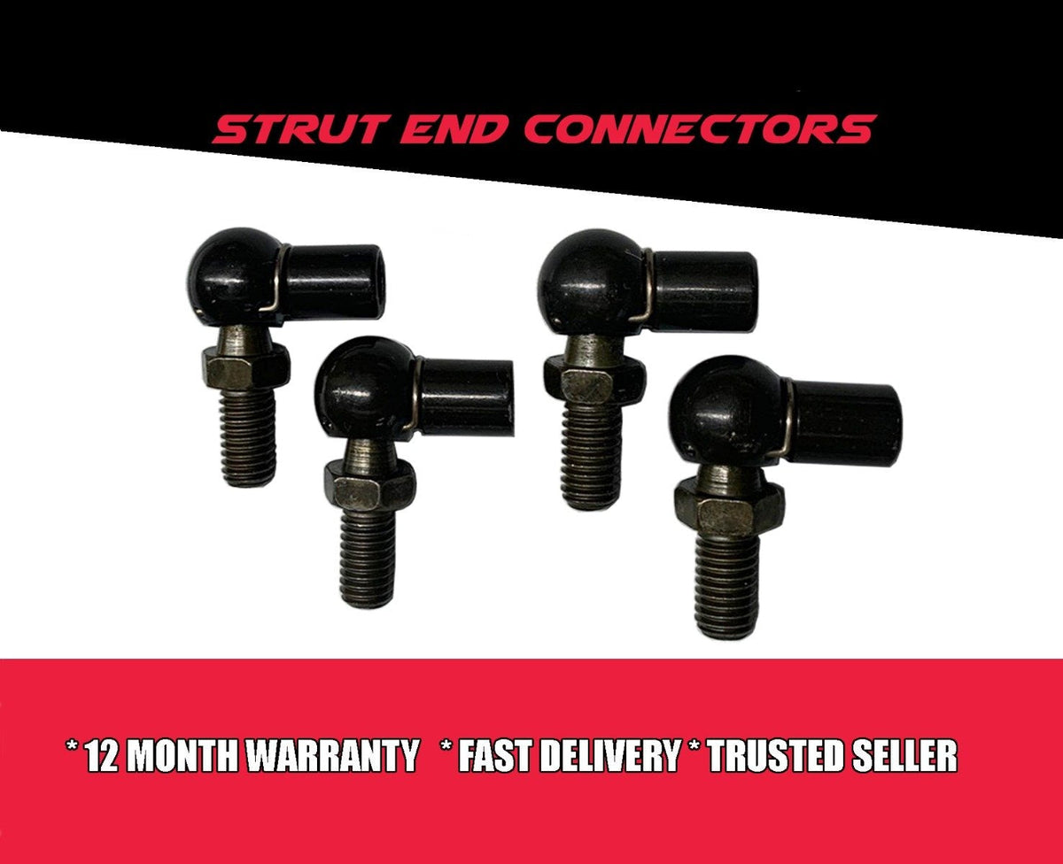 GAS STRUT Lift Support SPRING CONNECTORS fit 8mm THREAD 10mm BALL SOCKET ( x 4)