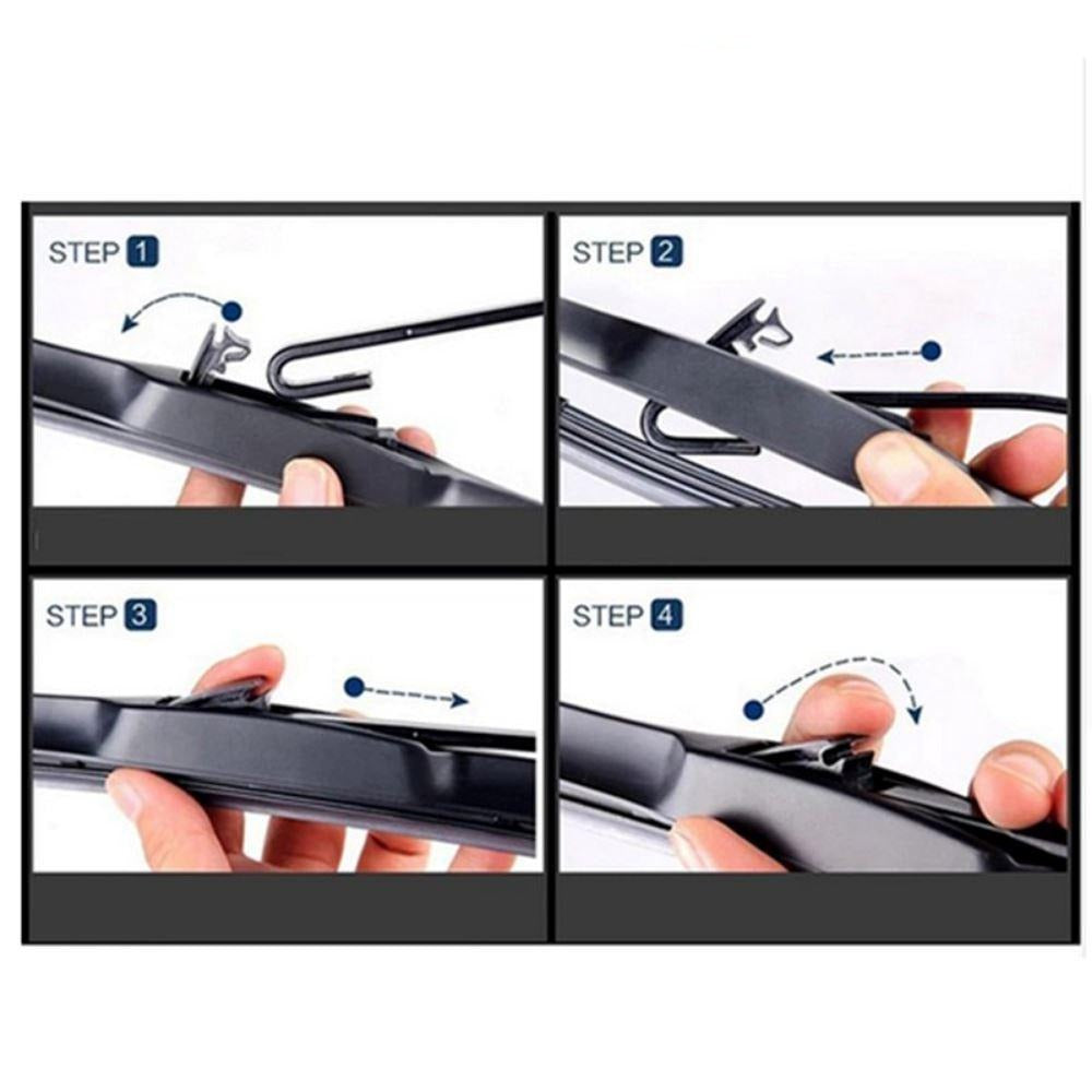 Daihatsu Terios Wiper Blades Hybrid Aero For SUV 1997-2005 FRT PAIR 2 xBL