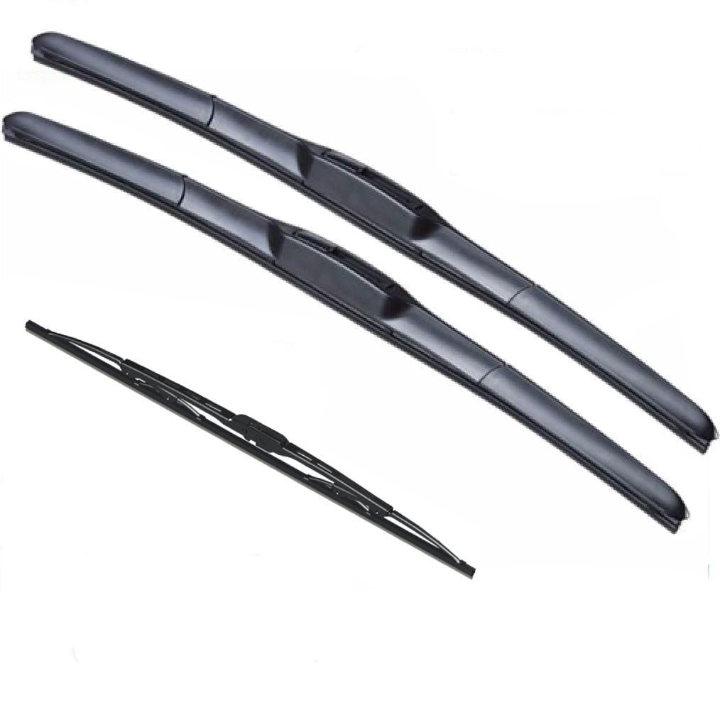 Daihatsu Terios Wiper Blades Hybrid Aero For SUV 1997-2005 FRT PAIR & REAR 3xBL