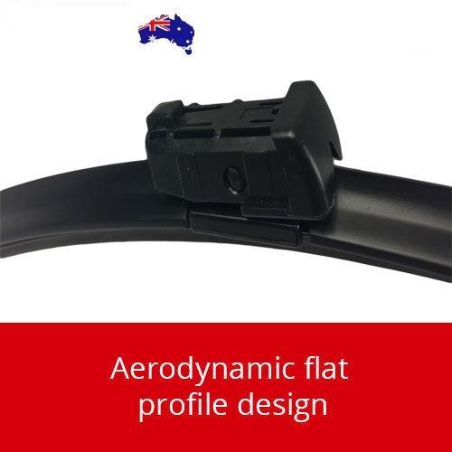 For VW For Volkswagen EOS 01-2007-12-2012-Aero Design Wiper Blades (PAIR)
