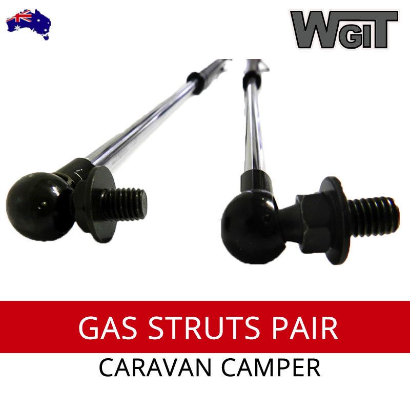 Gas Struts Pair 425mm long x 220N Caravan Camper Trailer Tradesmen Tool Boxes