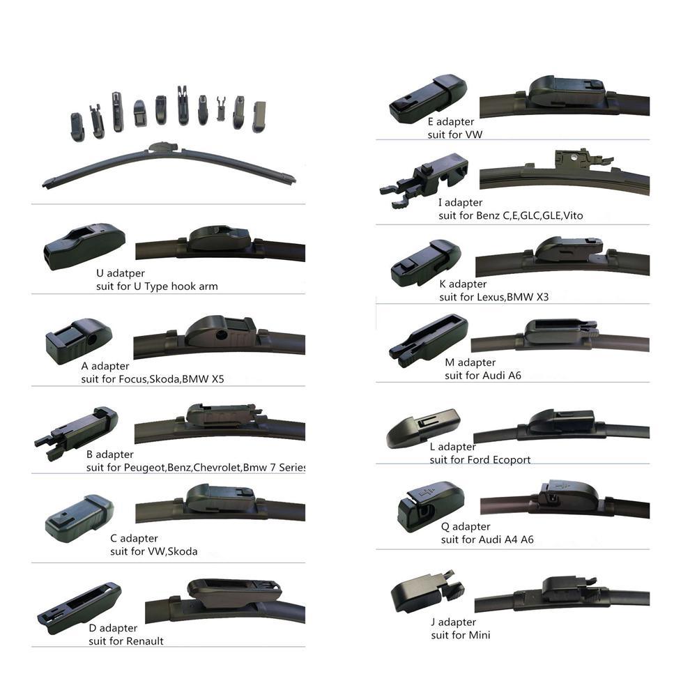 Wiper Blades Aero For Volvo V60 T5 Wagon 2014-2018