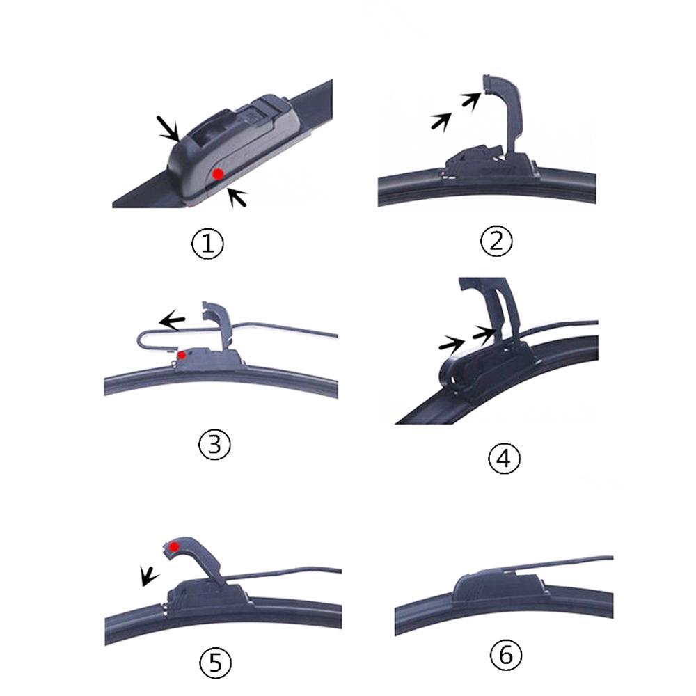 Volkswagen Amarok Wiper Blades Aero For UTE 2011-2012 FRONT PAIR 2 x BLADES