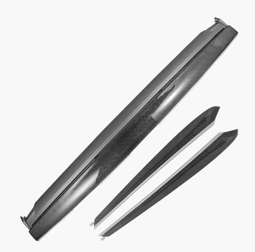 TESLA MODEL 3 / Y - REAL CARBON FIBRE OEM Dash Door trim replacements - 2019-2023