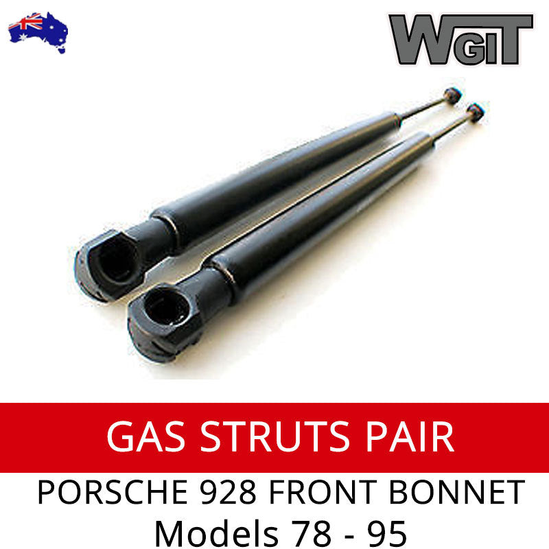 GAS STRUTS Suit PORSCHE 928 FRONT BONNET BRAND NEW PAIR Models 78 - 95