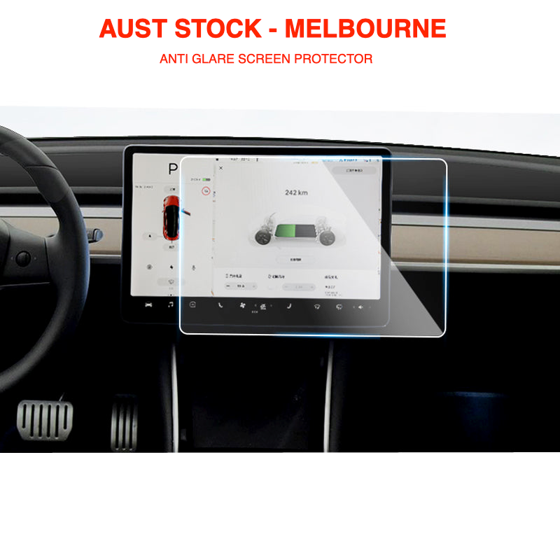 TESLA Glass Screen Protector ANTI GLARE Model Y 3 Centre Console Display - 2017-2024
