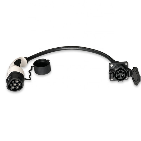 DUOSIDA Tesla Model S 3 X Y - 32A Type 1 to Type 2 Charging Charger Cable 0.5 mtr 2012-22 AUST STOCK