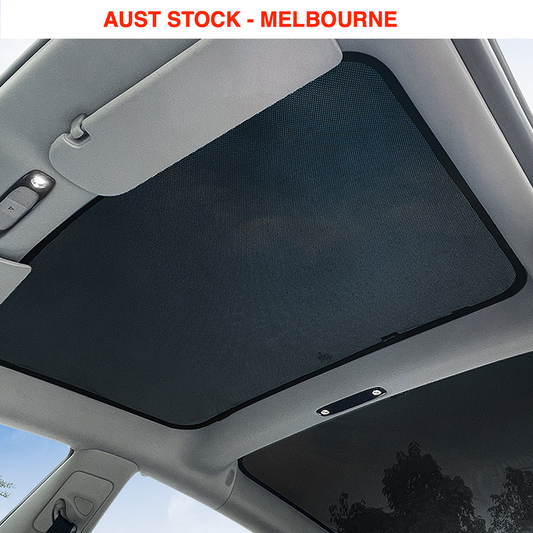 Tesla Model 3 Glass Roof Sunshade BLACK or WHITE Front Rear Sunroof Window UV Cover - 2017-2024