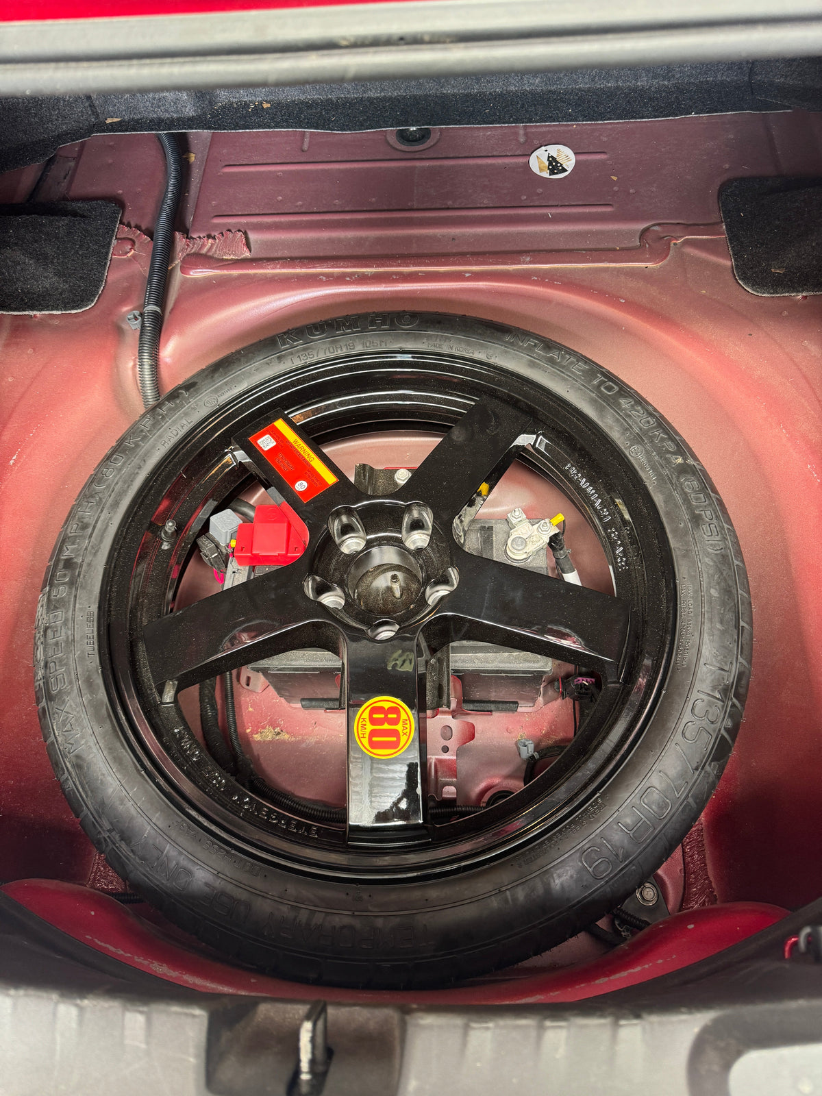 Chevy GM Camaro Space Saver Spare Tyre Wheel Kit - Braumach - 2010-2025