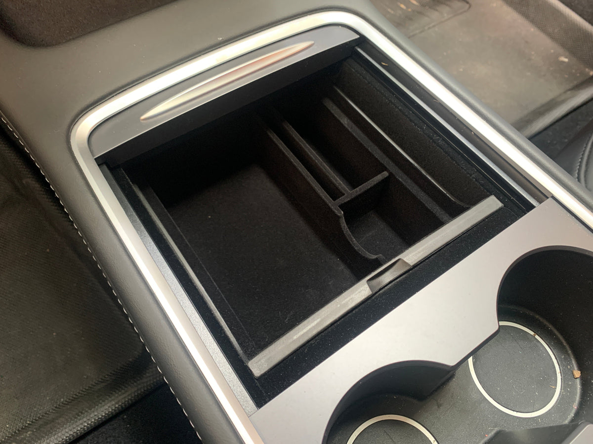 Tesla Model 3 & Y Center Console Organiser Tray Storage Box AU STOCK 2021-2023