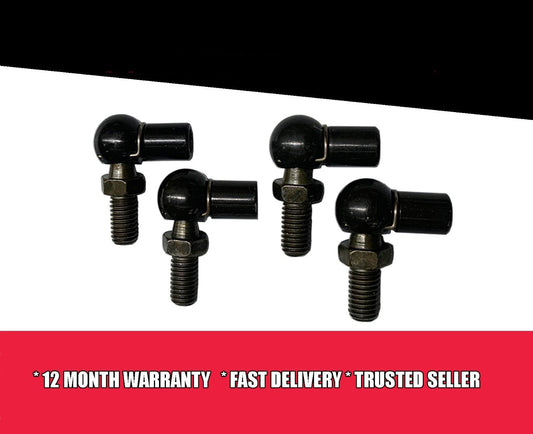 GAS STRUT Lift Support SPRING CONNECTORS fit 8mm THREAD 10mm BALL SOCKET ( x 4)