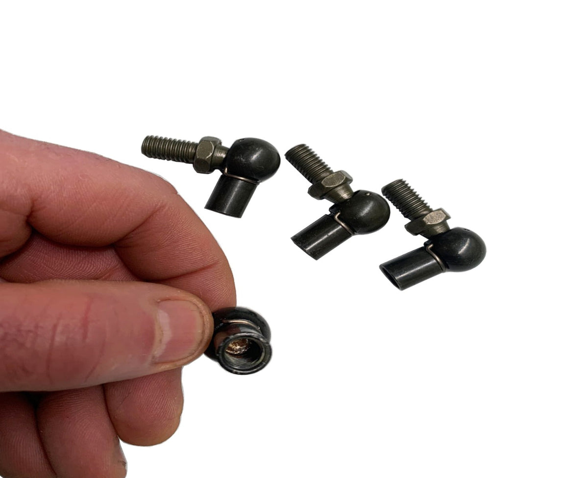 GAS STRUT Lift Support SPRING CONNECTORS fit 8mm THREAD 10mm BALL SOCKET ( x 4)