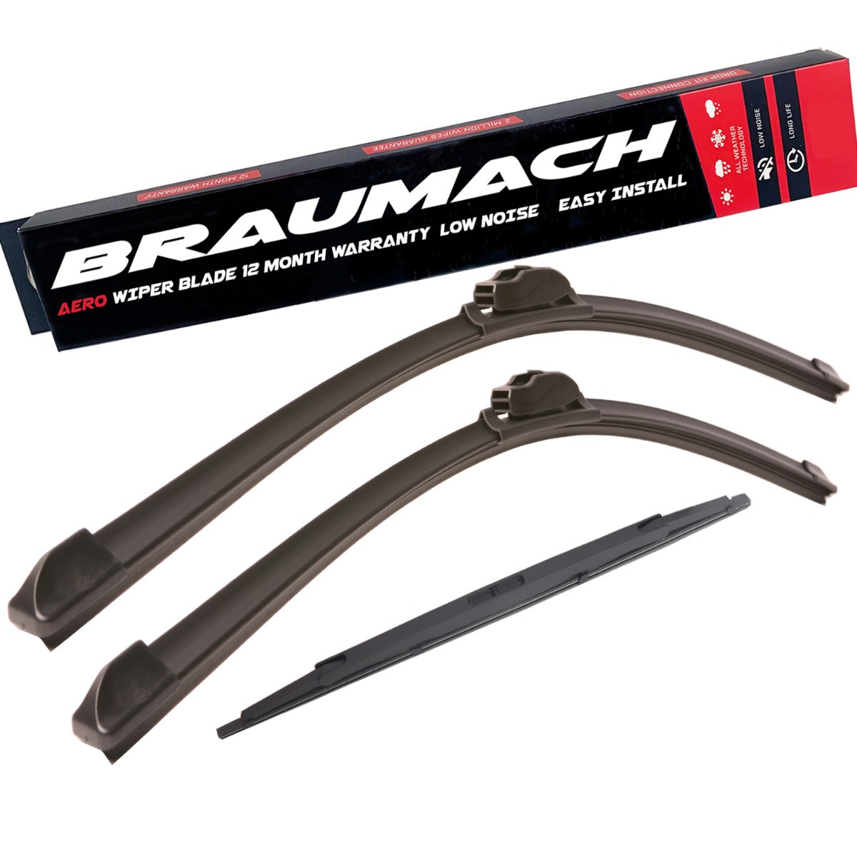 Front Rear Wiper Blades for Audi Q5 FYB SUV SQ5 2017-2024