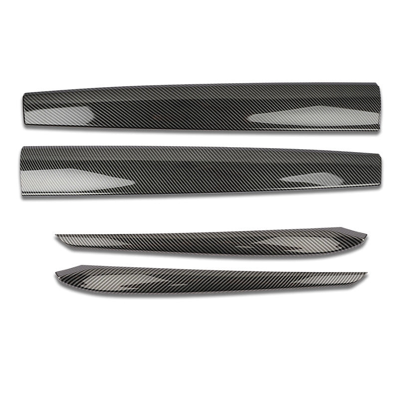 TESLA MODEL 3 and Y Carbon Fiber Look Interior Dash + Door Panel Molding Trim 2017-2024