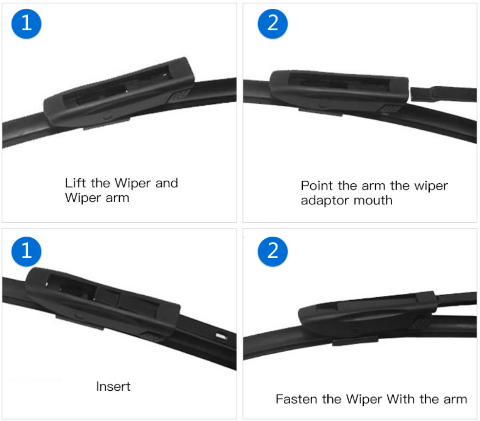 MINI Cooper Wiper Blades Aero For R56 HATCH 2012-2013 FRT PAIR 2 x BLADES